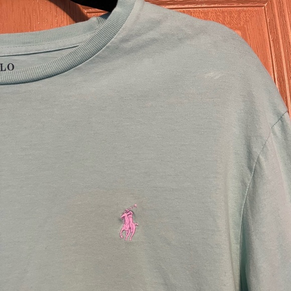 Polo by Ralph Lauren Mint Green Long Sleeve Tee - Picture 5 of 8